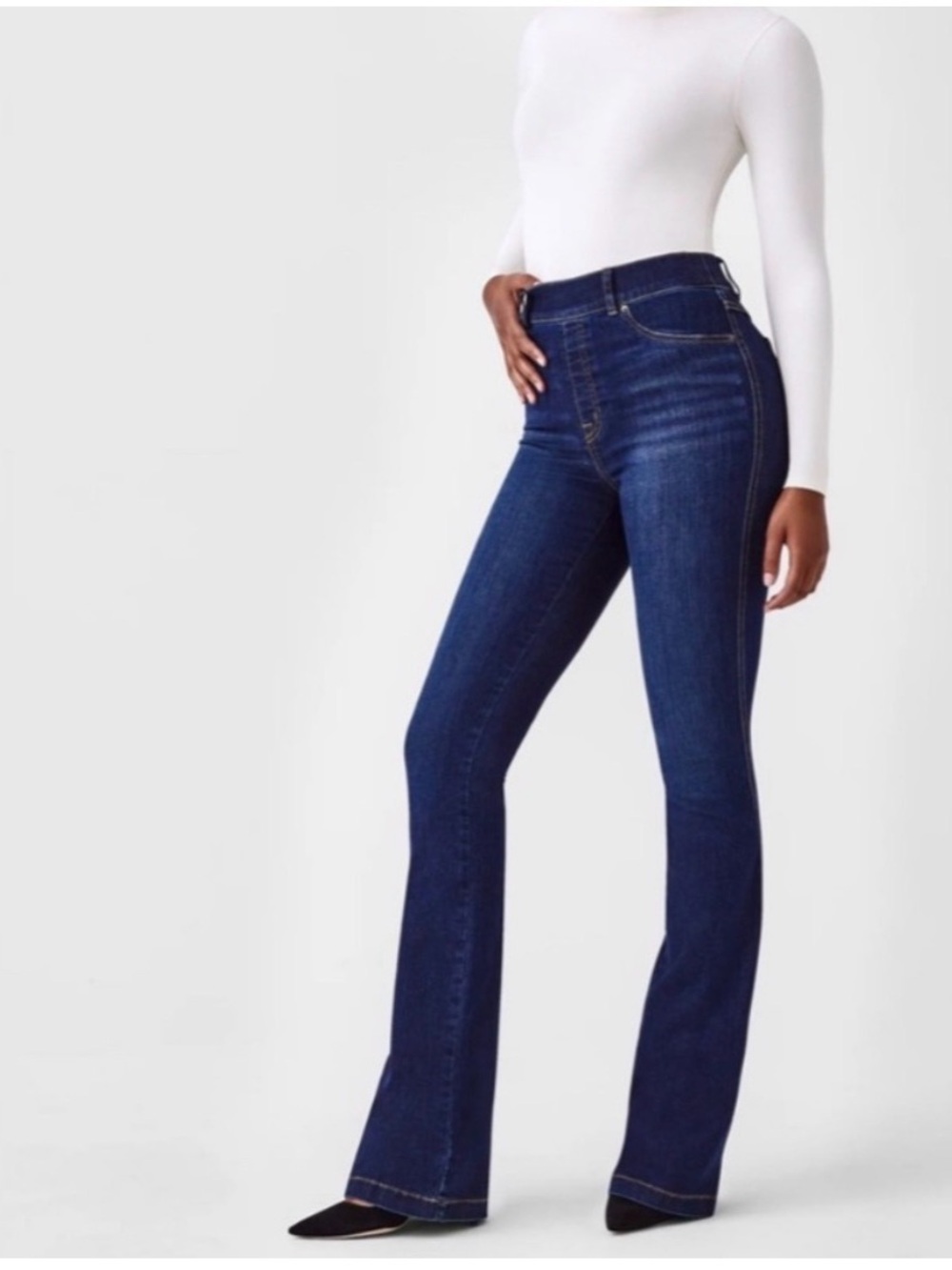 SPANX Midnight Shade Pull-On Flare Size Large